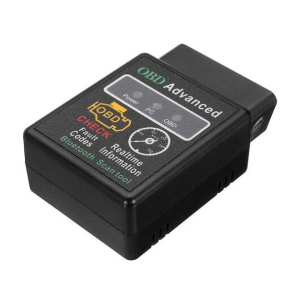 Elm327 Car Obd Can Bus Scanner Tool With Bluetooth Function Black