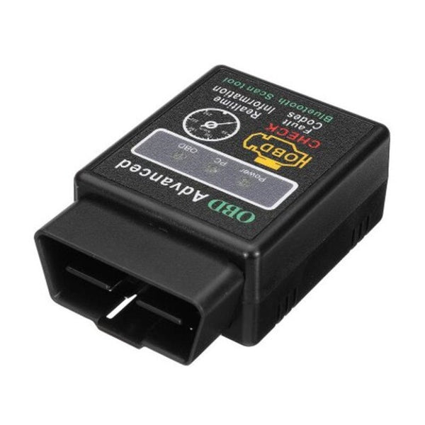 Elm327 Car Obd Can Bus Scanner Tool With Bluetooth Function Black