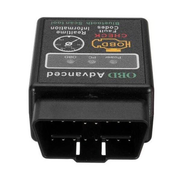 Elm327 Car Obd Can Bus Scanner Tool With Bluetooth Function Black