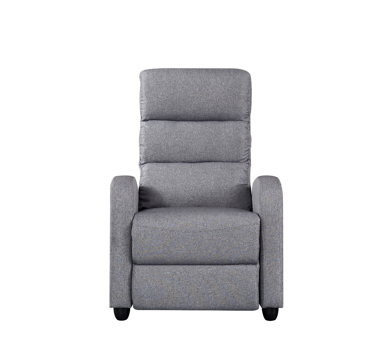 Sofas, Armchairs & Couches Luxury Fabric Recliner Chair Grey