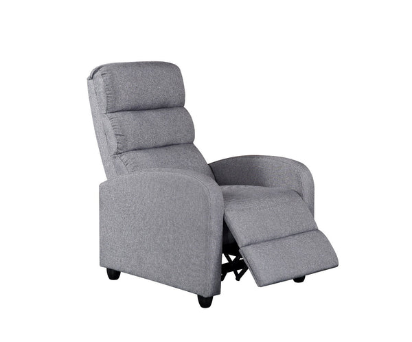 Sofas, Armchairs & Couches Luxury Fabric Recliner Chair Grey