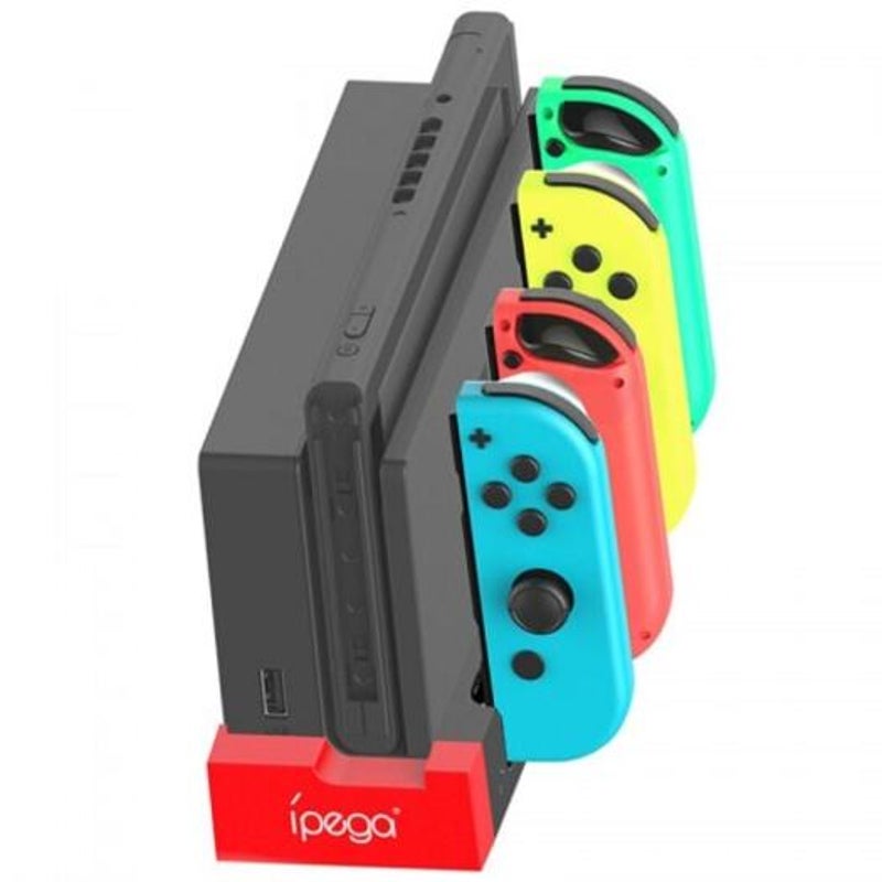 Chargers & Charging Docks 9186 Charger Charging Dock Stand Station Holder For Nintendo Switch Joy Con Game Console Controller Black