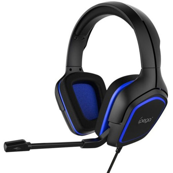 Headsets R006 Professional Wired Gaming Headphone Noise Cancelling Hifi Headset With Adjustable Mic Blue