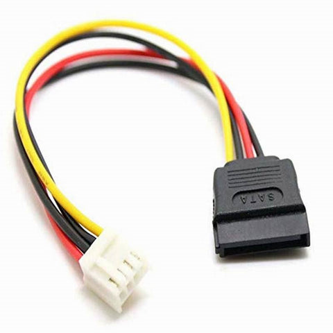 Power Cables & Connectors Itx Power Cord Sata 15P Female To Small 4Pin 2.54Mm Adapter Converter