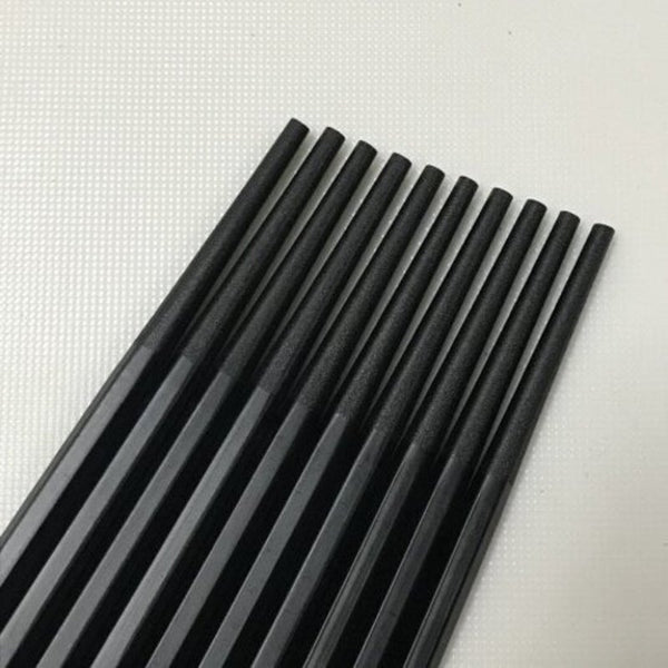 Japanese Style High End Restaurant Non Slip Temperature Chopsticks Natural Black 10 Pairs