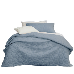 Single Bed Quilts Jelly Bean Kids Bolston Pale Blue Coverlet Set Single/Double