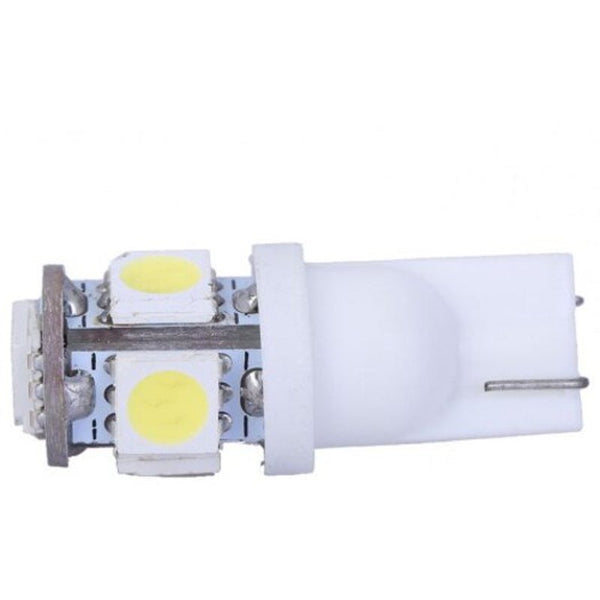 LED Car Lights 10Pcs T10 Led Car Bulbs 5050 Smd White Wedge Interior Side Dashboard License Light Lamp Dc 12V