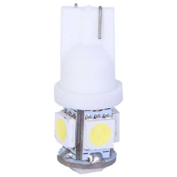 LED Car Lights 10Pcs T10 Led Car Bulbs 5050 Smd White Wedge Interior Side Dashboard License Light Lamp Dc 12V