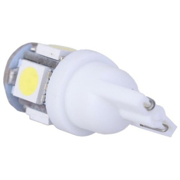 LED Car Lights 10Pcs T10 Led Car Bulbs 5050 Smd White Wedge Interior Side Dashboard License Light Lamp Dc 12V