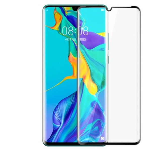 Screen Protectors 3D Curved Covered Full Screen Tempered Glass Film For Huawei P30 Pro Black