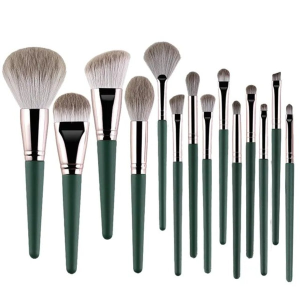 14Pcs Brushes Soft Fluffy Makeup Tools Cosmetic Powder Eye Shadow Foundation Blush