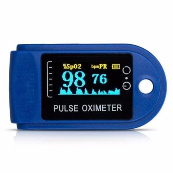 K 301 Portable Fingertip Pulse Oximeter For Home Blue