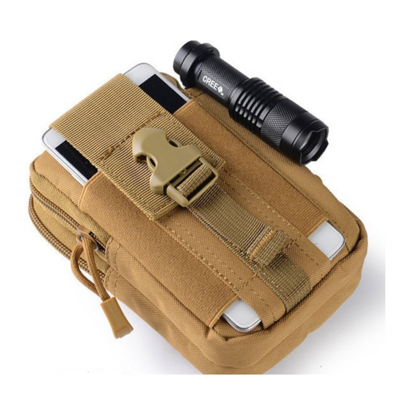 Men Tactical Molle Pouch Belt Waist Pack Bag Small Pocket Military Running Travel Camping Bags Soft Back