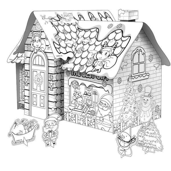 Cubby Houses Kids Diy Doodle Cardboard Play Houses Art And Craft Set