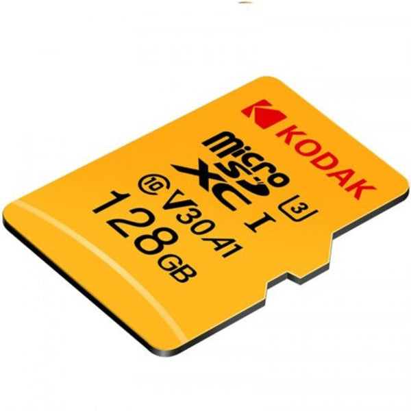 Memory Cards High Speed U3 A1 V30 Micro Sd Card Tf Yellow 128Gb