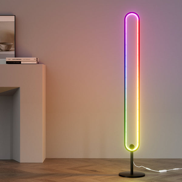 Lamps Artiss Rgb Led Floor Lamp Colour Light Stand Corner Mordern Living Room 118Cm