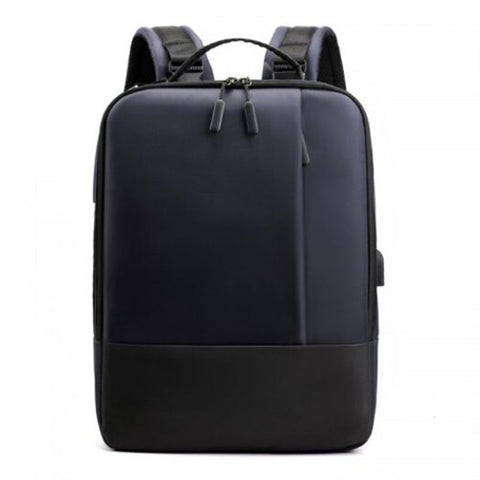 Bags Large Capacity Business Men's Backpack 15.6 Inch Deep Blue