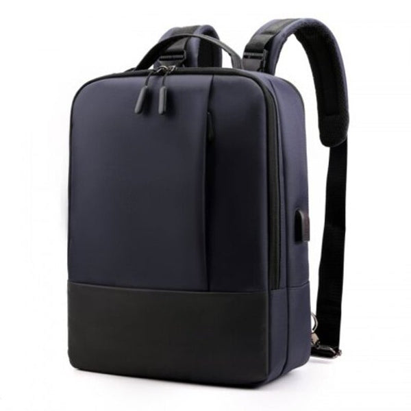 Bags Large Capacity Business Men's Backpack 15.6 Inch Deep Blue