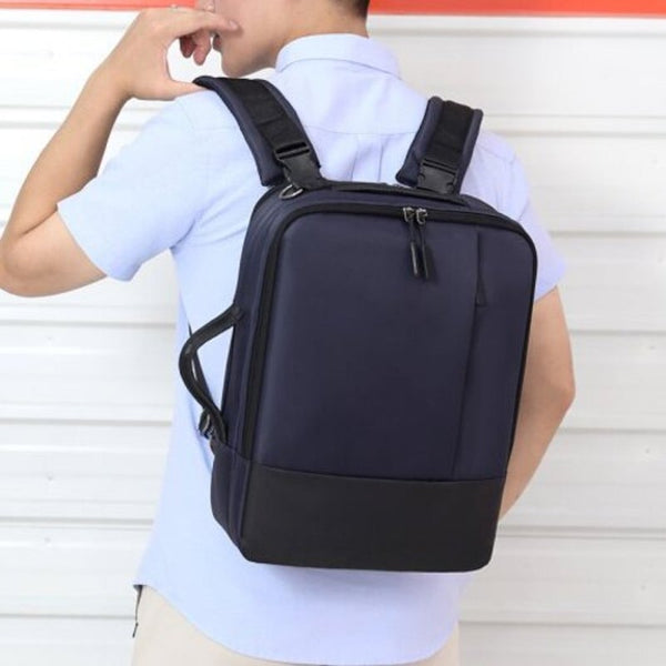 Bags Large Capacity Business Men's Backpack 15.6 Inch Deep Blue