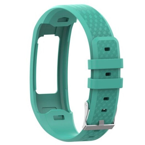 Watch Bands Large Size Silicone Wrist Strap Replacement Watch Band For Garmin Vivofit 1 / 2 Medium Turquoise