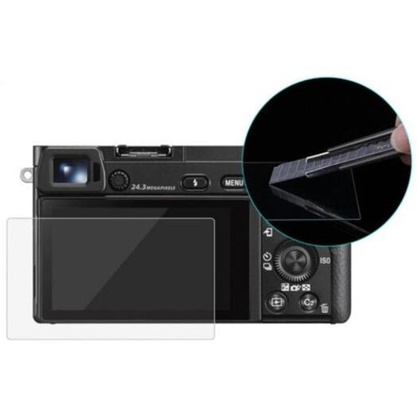 Lcd Camera Screen Hd Toughened Glass Protective Film For Sony A6000 / A6300 Transparent