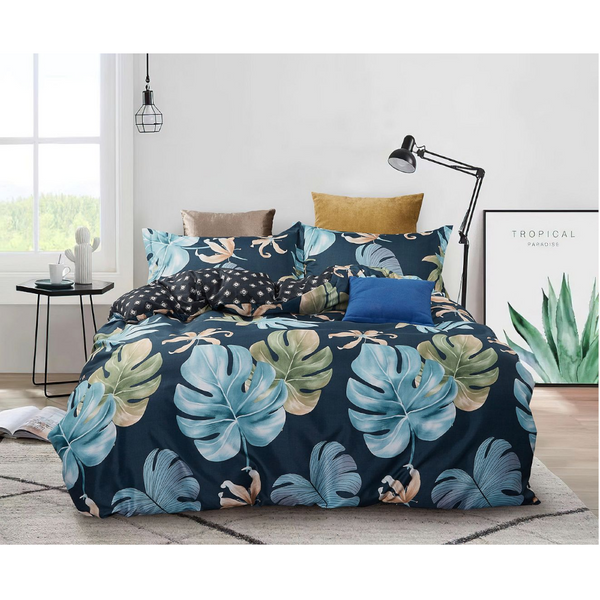 Quilt Covers Leaves King Size Quilt/Duvet Cover Set