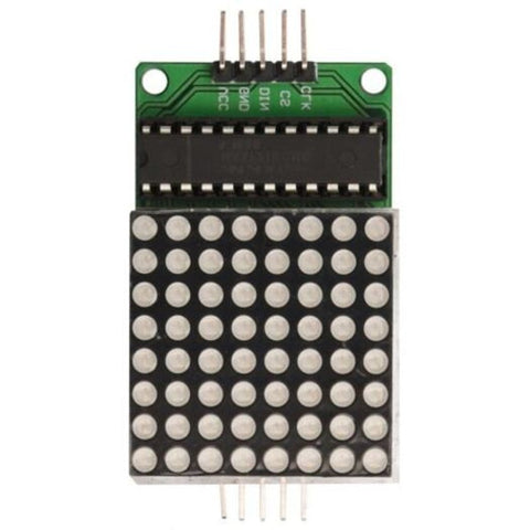 Individual LEDS Led Matrix 8X8 With Max7219 Driver Module For Arduino Deep Green