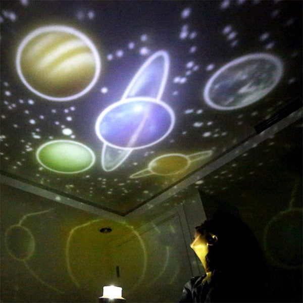 Night Lights Indoor Lighting Led Projection Relaxing Starry Night Table Lamp For Kids Bedroom