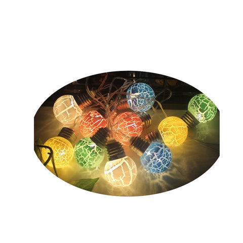 String Lights Led Cracked Bulbs Party Lights String Decorations