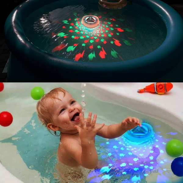 Pool & Spa Lights Led Floating Fish Mini Projector Bath Pool Light