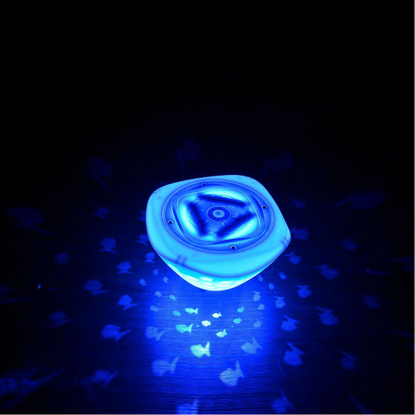 Led Floating Fish Mini Projector Bath Pool Light