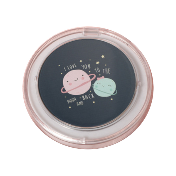 Makeup Mirrors Led Mini Makeup Mirror Portable Rechargeable Folding Cartoon Theme