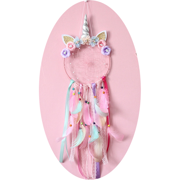 Wall Hangings Led Unicorn Dream Catcher Boho Kawaii Room Decoration Dreamcatcher