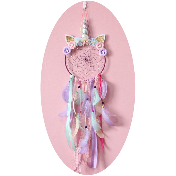 Wall Hangings Led Unicorn Dream Catcher Boho Kawaii Room Decoration Dreamcatcher