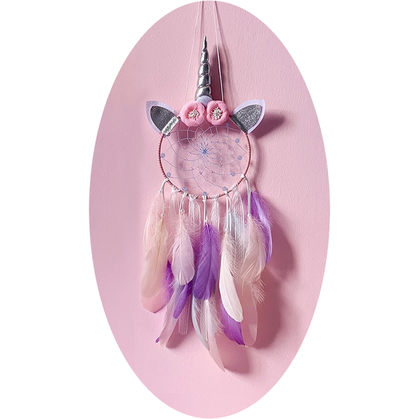 Wall Hangings Led Unicorn Dream Catcher Boho Kawaii Room Decoration Dreamcatcher