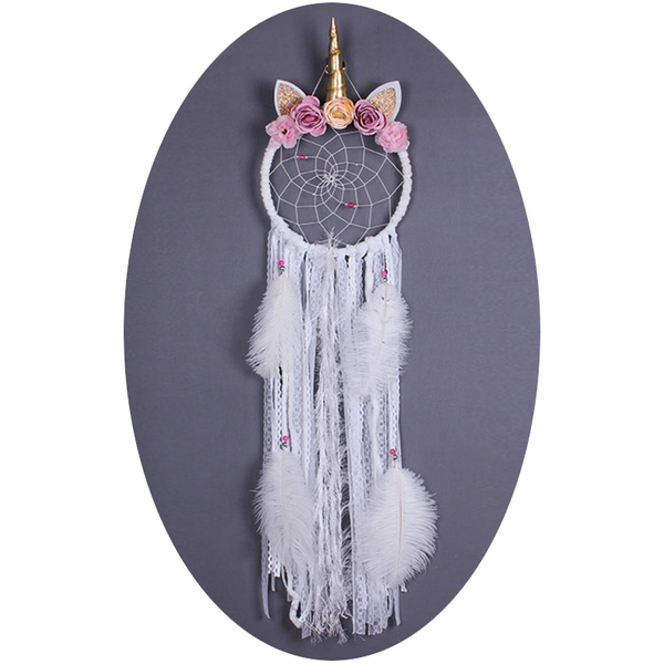 Wall Hangings Led Unicorn Dream Catcher Boho Kawaii Room Decoration Dreamcatcher