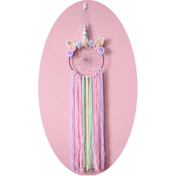 Wall Hangings Led Unicorn Dream Catcher Boho Kawaii Room Decoration Dreamcatcher