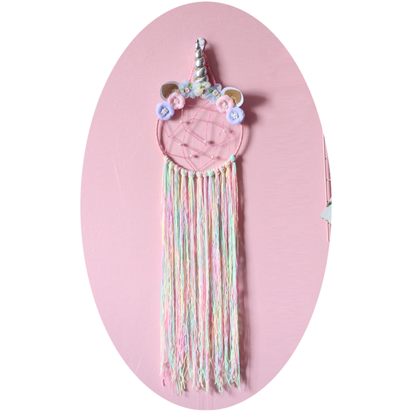 Wall Hangings Led Unicorn Dream Catcher Boho Kawaii Room Decoration Dreamcatcher