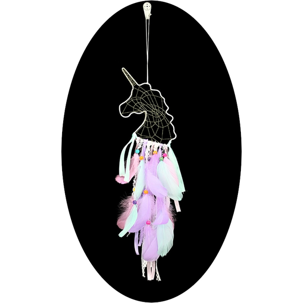 Wall Hangings Led Unicorn Dream Catcher Boho Kawaii Room Decoration Dreamcatcher