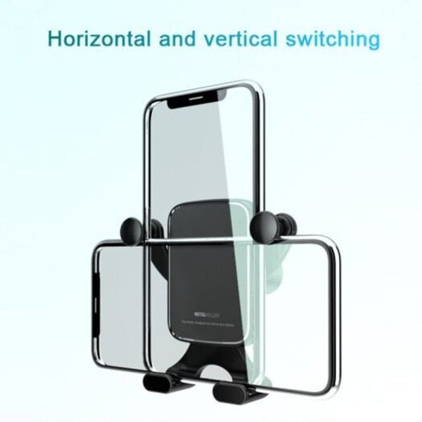 Mounts & Holders Car Holder Gravity Phone Stand Support Bracket Horizontal Vertical For Mobile Black