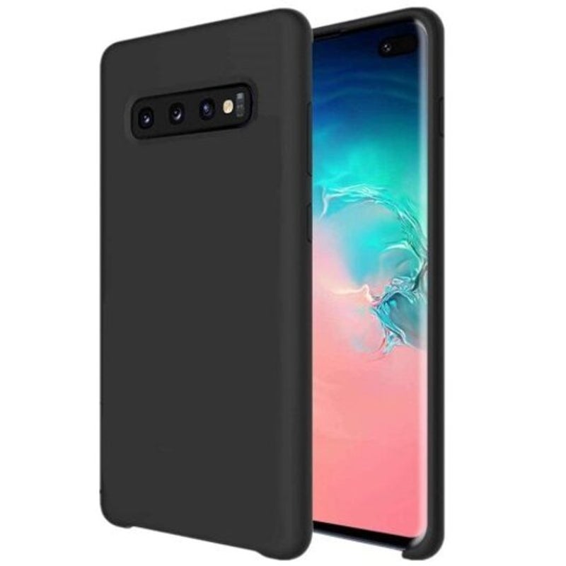 Cases, Covers & Skins Liquid Silicone Case For Samsung Galaxy S10 Black