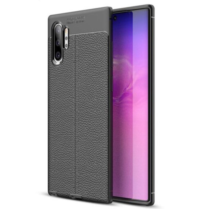 Cases, Covers & Skins Grain Shockproof Phone Case For Samsung Galaxy Note 10 / Plus Black