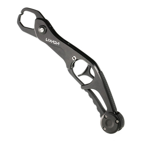 Pliers & Hook Removers Lixada Aluminum Fish Lip Gripper Black