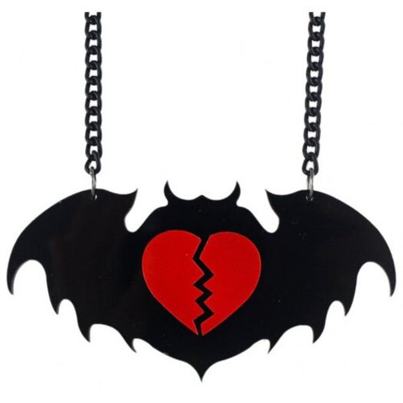 Necklaces & Pendants Long Chain Big Bat Pendant Necklace For Women Black