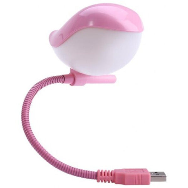 Night Lights Lovely Usb Bird Led Night Light Pink