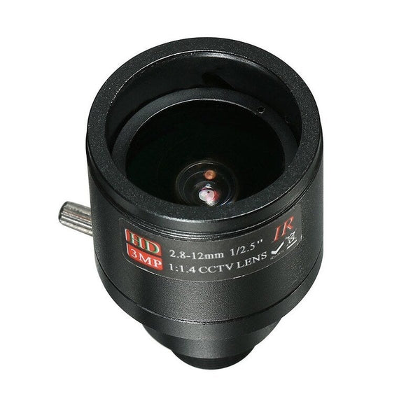 Lenses M12 Hd 2.8 12Mm 3Mp F1.4 Manual Focus Fixed Iris