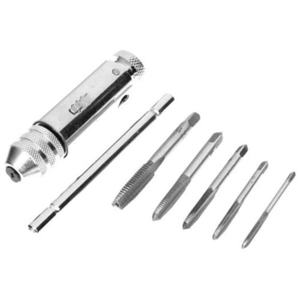 Tap Wrenches & Tap Sets M3 M8 Adjustable Hand Tap Wrench 7Pcs Silver