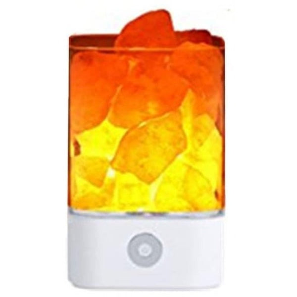 Lamps M4 Himalayan 7 Colorful Night Light Ionic Natural Salt Crystal Lamp White