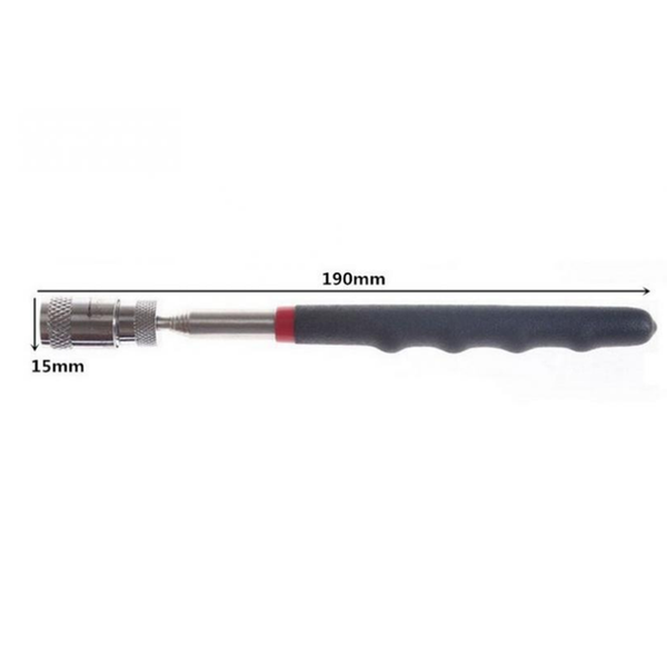 Magnetic Telescoping Pick Up Tool Picking With Led Flash Light Retriever Wand 19 69 Cm Telescopic Stick