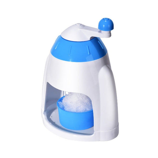 Countertop Ice Makers Manual Household Ice Shaver Snow Crusher Smoothie Machine Hand Cranked Grinder